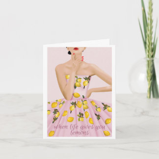 Cartão de saudação de encorajamento