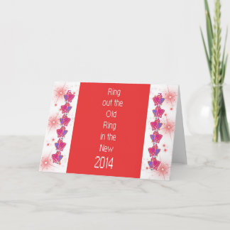 Cartão de saudação de entrada e saída 2014