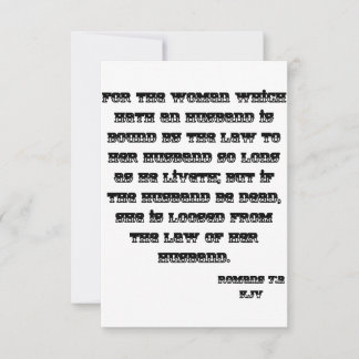 Cartão de saudação de escritura de Bíblia do KJV 7