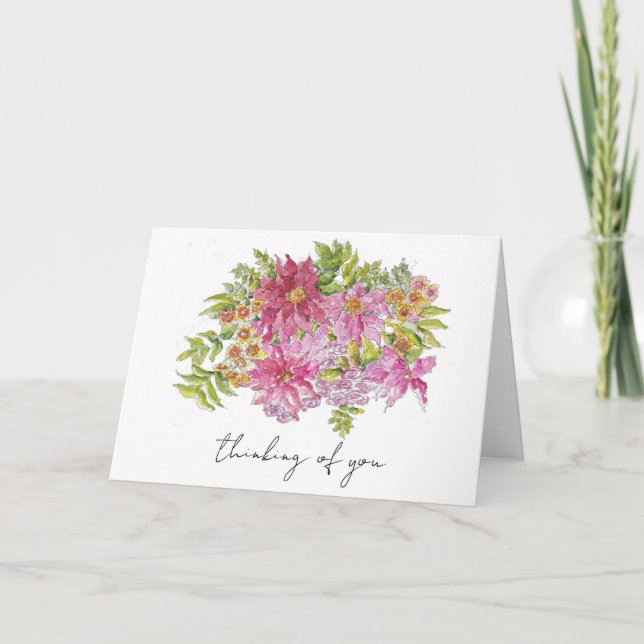 Cartão de Saudação de Esquema Brilhante E Cheery (Frente)