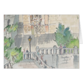 Cartão de Saudação de Esquema "França"