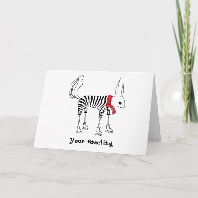 Cartão de Saudação de Esquilo (Frente)