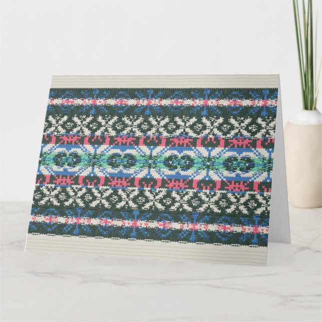 Cartão de Saudação de Feriado (Frente)