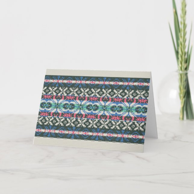 Cartão de Saudação de Feriado (Frente)