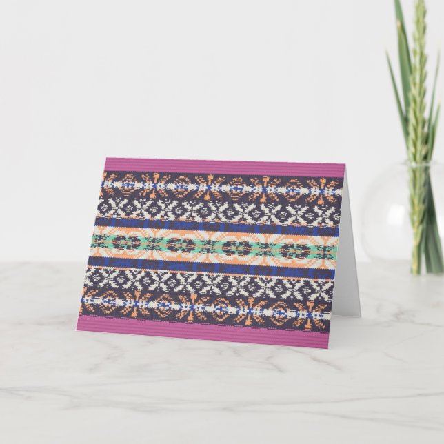 Cartão de Saudação de Feriado (Frente)