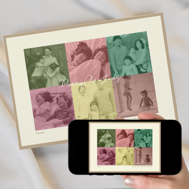 Cartão de saudação de Feriado de Natal de pop Art (Criador carregado)