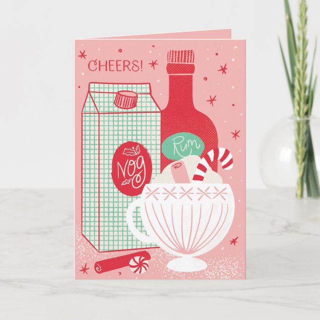 Cartão de Saudação de Feriado Rumbelievable (Frente)