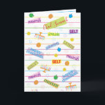Cartão de Saudação de Festa de Design Hanukkah<br><div class="desc">"Festa de Design de Hanukkah" com Envelope. Personalize apagando o texto na dentro do cartão de saudação e substitua-o pelo seu próprio texto. Além disso, "Chag Sameach" na frente da placa pode ser mudado. Escolha seu estilo, cor e tamanho de fonte favoritos. Obrigados para parar e comprar. Muito apreciado!! Feliz...</div>