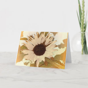 Cartão de saudação de flores