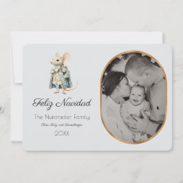 Cartão de Saudação de Foto do Nutcracker Feliz Nav