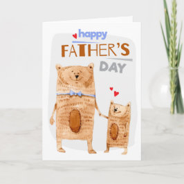 Cartão de Saudação de Foto do Padre Bear