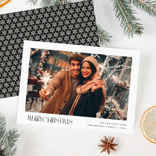 cartão de saudação de fotos de natal de alegria mi