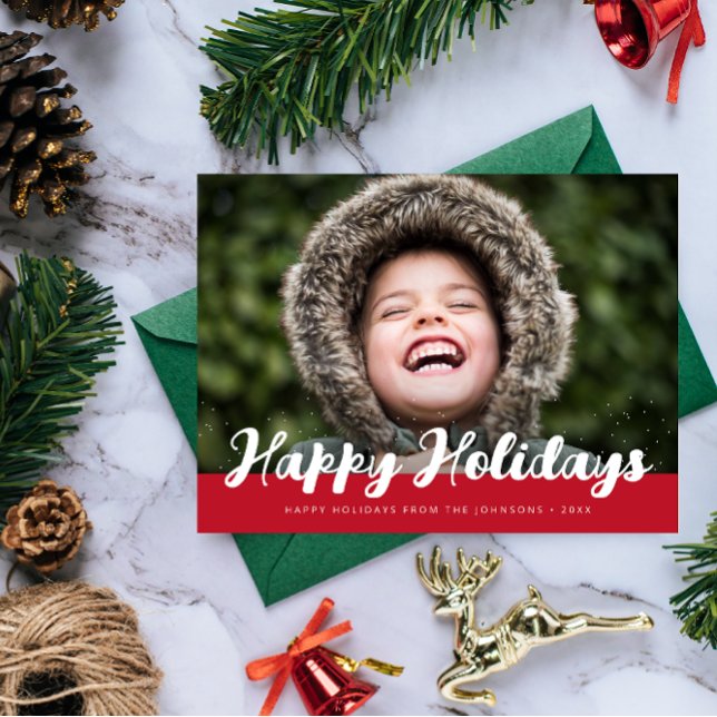 cartão de saudação de fotos do na moda script de f (Criador carregado)