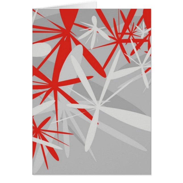 Cartão de saudação de fundo abstrato (Frente)