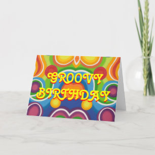 Cartão de saudação de "Groovy Birthday"