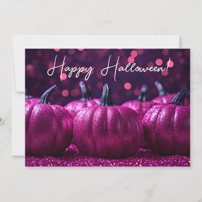 Cartão de Saudação de Halloween para Bompkins (Frente)