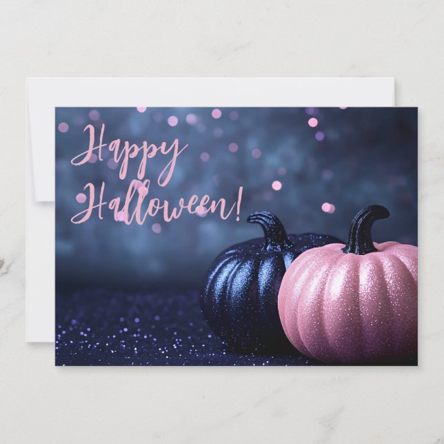 Cartão de Saudação de Halloween para Bompkins (Frente)