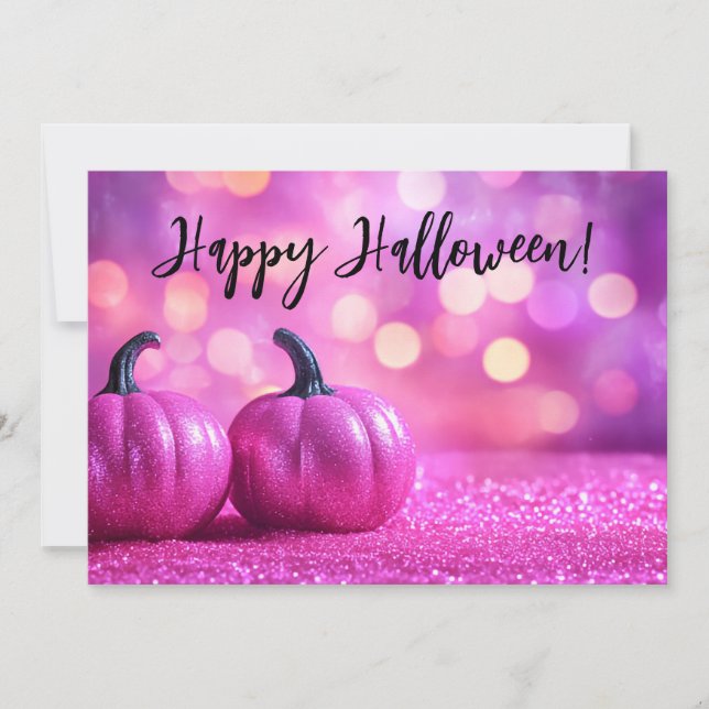 Cartão de Saudação de Halloween para Bompkins (Frente)