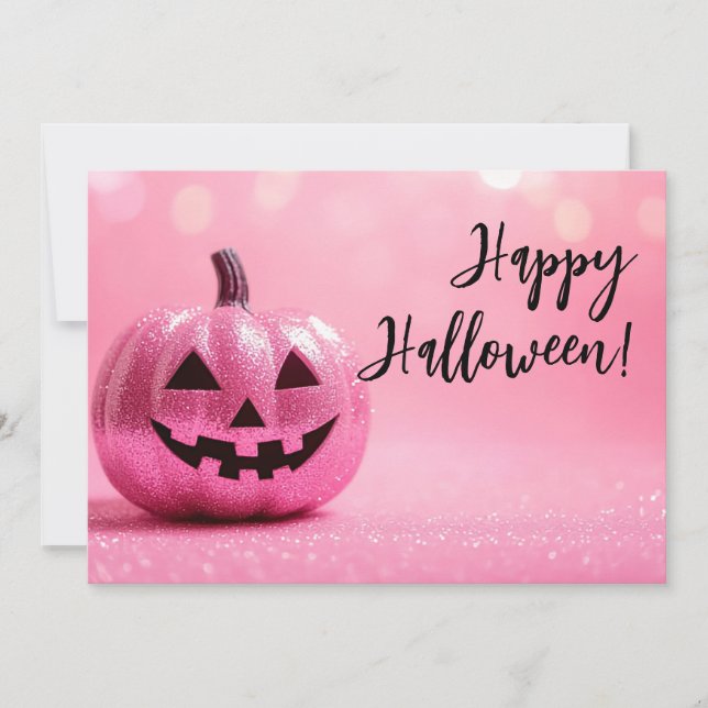 Cartão de Saudação de Halloween para Bompkins (Frente)