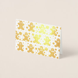 Cartão de Saudação de Homens Gingerpão