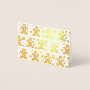 Cartão de Saudação de Homens Gingerpão