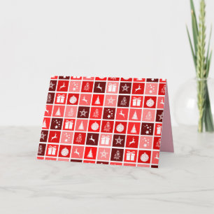 cartão de saudação de horário de natal