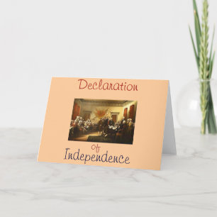 Cartão de Saudação de Independência