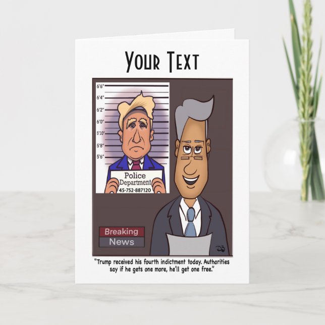 Cartão de saudação de indicação (Frente)