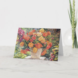 Cartão de saudação de início quente