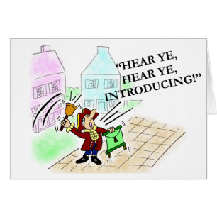 Cartão de Saudação de Introdução ao Vendedor