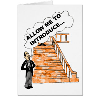 Cartão de Saudação de Introdução ao Vendedor