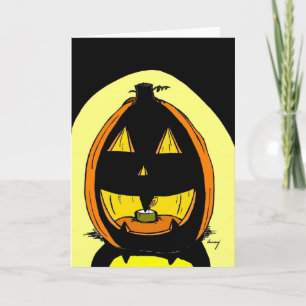 Cartão de Saudação de Jack o' Lanterna Halloween