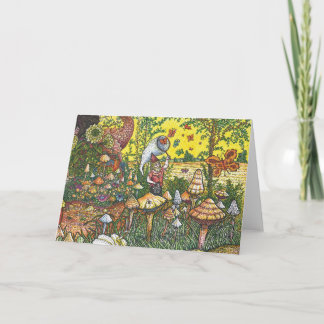 Cartão de Saudação de Jardim de Borboleta