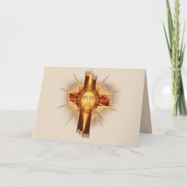 Cartão de saudação de Jesus (Frente)
