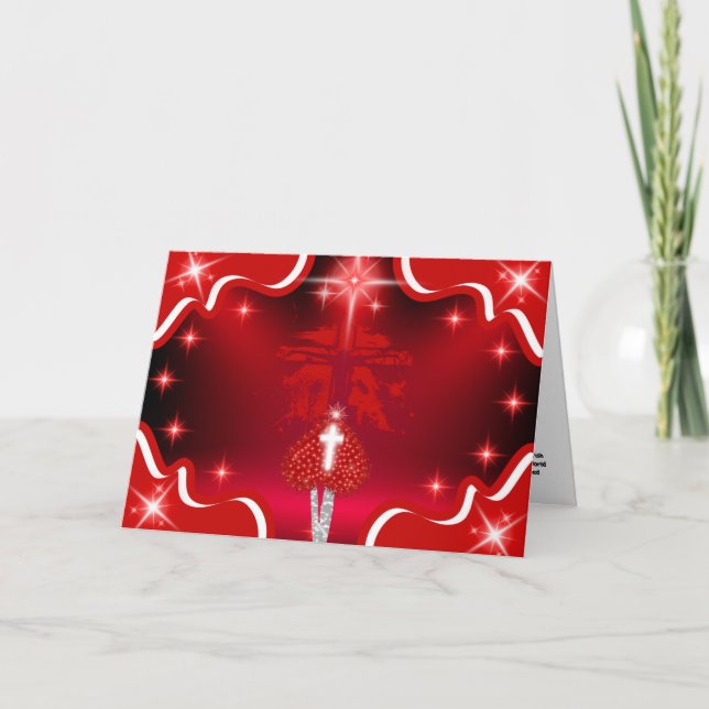 Cartão de Saudação de Jesus Salvador Redeemer (Frente)