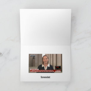 Cartão de Saudação de Jornalista do Sistema de Ale