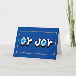 Cartão de Saudação de Joyous Chrismukkah Time