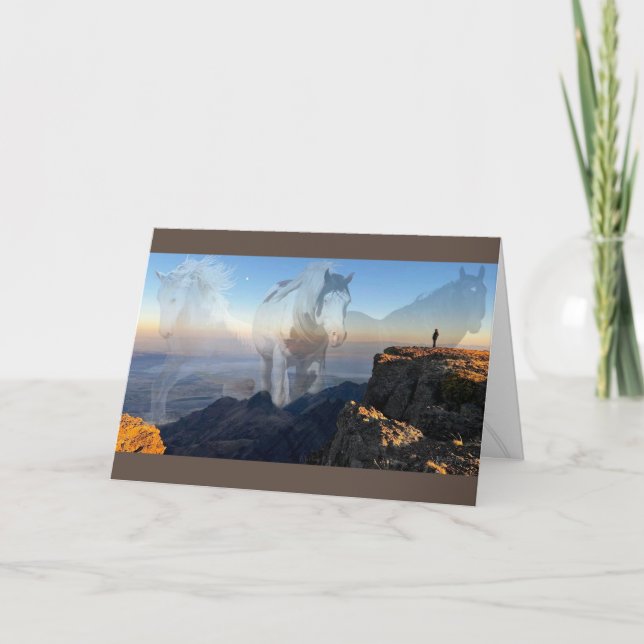 Cartão de Saudação de Legendas do Steens (Frente)