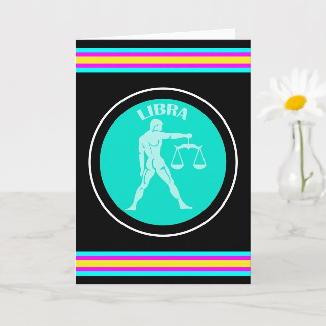 Cartão de Saudação de Libra (Planta pequena)