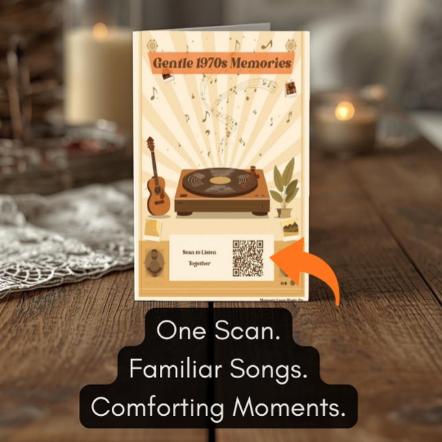 Cartão de Saudação de Lista de Reprodução Musical  (Criador carregado)