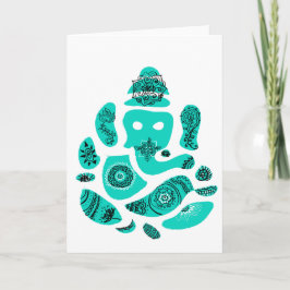 Cartão de Saudação de Lord Ganesha, envelopes incl
