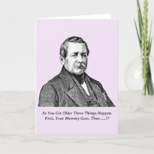 Cartão de saudação de mais velho