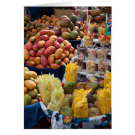 Cartão de Saudação de Melões de Fruta Fresca