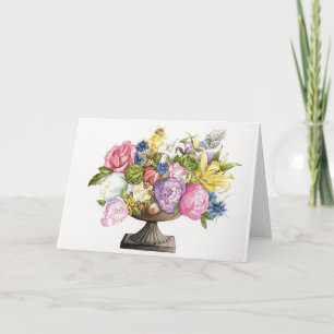 Cartão de saudação de montagem de Ann de 7" x 5"