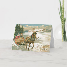 Cartão de Saudação de natais vintages