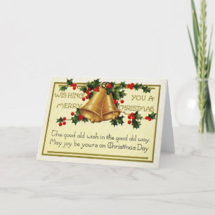 Cartão de Saudação de natais vintages