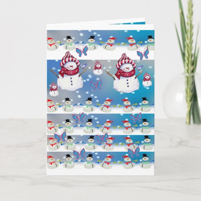 Cartão de Saudação de Natal (Frente)