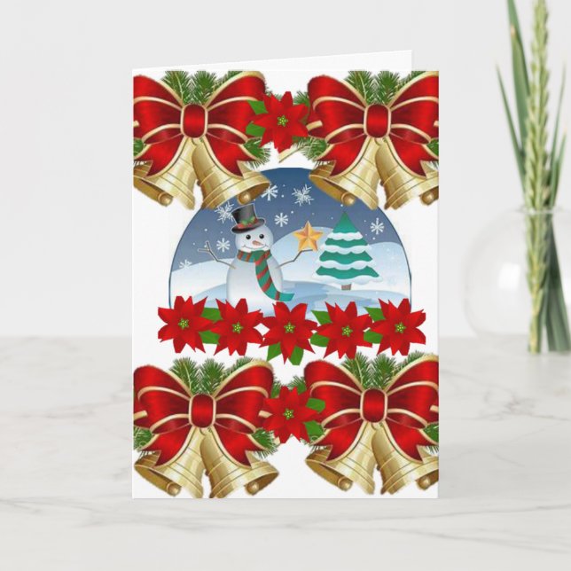 Cartão de Saudação de Natal (Frente)