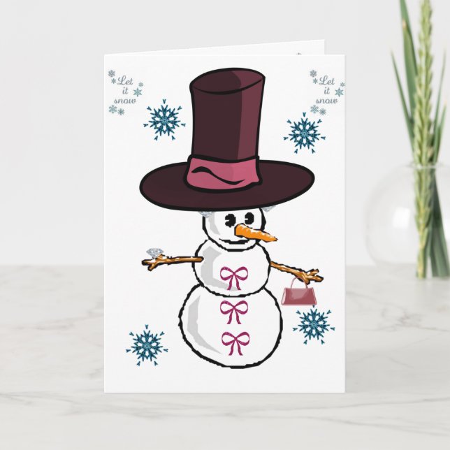 Cartão de Saudação de Natal (Frente)