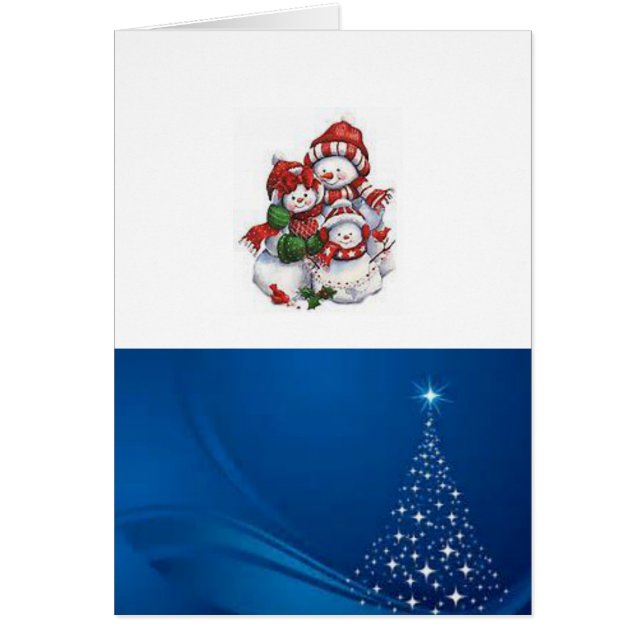 Cartão de Saudação de Natal (Frente)